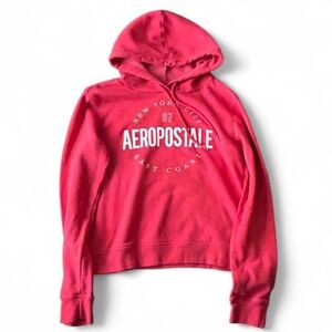 Aeropostale Red Hoodie | Women’s Casual Pullover